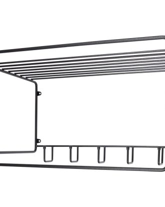 Maze Uptown Hatthylla - Hatthyllor Pulverlackerad Metall Svart