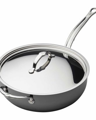 Meyer Hestan Nanobond Traktörpanna Med Lock 28 Cm/4,7 L - Traktörpannor & Sauteuser Rostfritt Stål