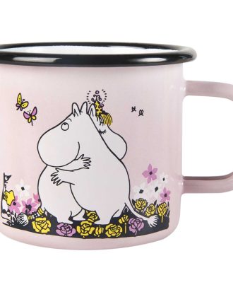 Muurla Moomin mugg 37 Cl Kram - Kaffekoppar Emalj Rosa