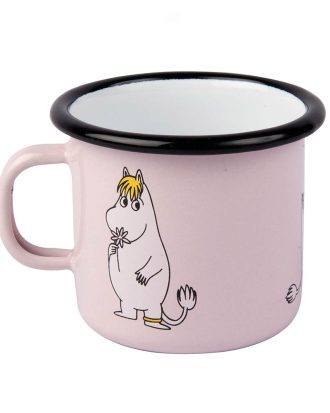 Muurla Mumin Retro Mugg Snorkfröken 25 Cl - Tekoppar Emalj Rosa