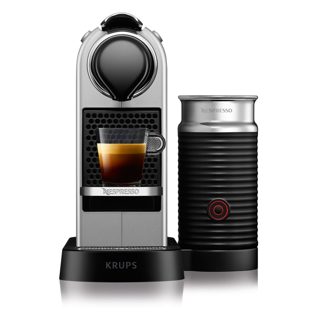 Nespresso Krups Citiz & Milk Espressomaskin 1 L - Espressomaskiner &  Tillbehör Silver - Rooom