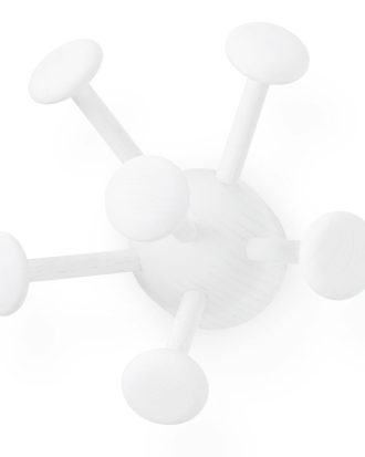 Nofred Wall Bug Krok Ø16 Cm - Krokar & Galgar Ask Vit