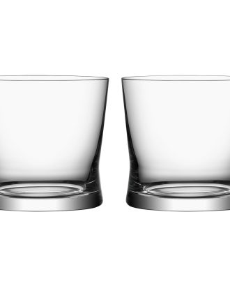 Orrefors Grace Double Old Fashioned Whiskeyglas 39 Cl 2-pack - Whiskeyglas & Cognacglas Munblåst Glas Klar