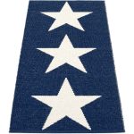 Pappelina Viggo One Matta Dark Blue/ Vanilla 70x150 Cm - Plastmattor Polyester Mörkblå