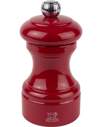 Peugeot Bistro Pepparkvarn 10 Cm - Kryddkvarnar Trä Passion Red