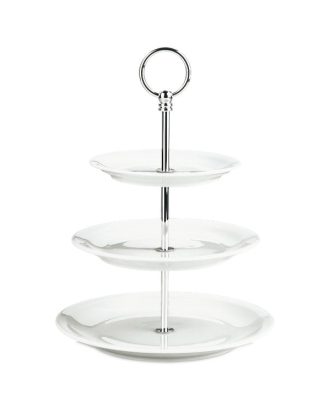 Pillivuyt Bourges Kakfat 3 Våningar - Kakfat, Tårtfat & Kupor Porslin Vit