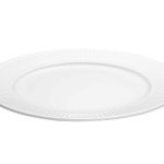 Pillivuyt Plissé Tallrik Flat 28 Cm - Mattallrikar Porslin Vit