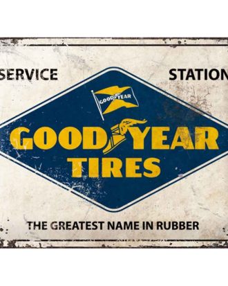 Plåtskylt Good Year 30x40cm