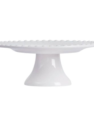 Potteryjo Daisy Kakfat 22 Cm - Kakfat, Tårtfat & Kupor Lergods Vit