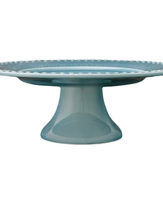 Potteryjo Daisy Kakfat 35 Cm - Kakfat, Tårtfat & Kupor Lergods Dusty Blue