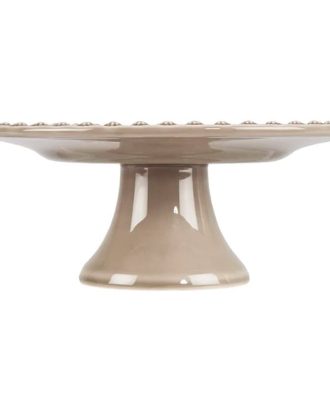 Potteryjo Daisy Kakfat 35 Cm - Kakfat, Tårtfat & Kupor Lergods Greige