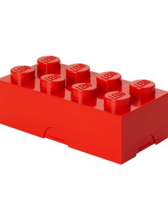 Room Copenhagen Lego Lunchbox 8 - Småförvaring barn Polypropylen Röd