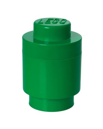 Room Copenhagen Rund Lego Förvaringslåda 1 - Småförvaring barn Polypropylen Mörkgrön