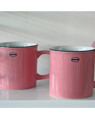 Mugg i retrostil Cabanaz - Rosa