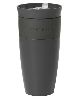 Rosendahl Copenhagen Grand Cru To Go Kopp 28 Cl - Termosmuggar Plast Mörkgrå