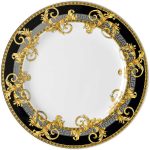 Rosenthal Versace Prestige Gala Middagstallrik 27 Cm - Mattallrikar Porslin Svart