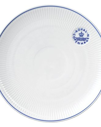 Royal Copenhagen Blueline Tallrik 23 Cm - Assietter Porslin Vit