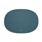 Ørskov Rubber Bordstablett Oval Petrol - Bordstabletter & Glasunderlägg Gummi Blå
