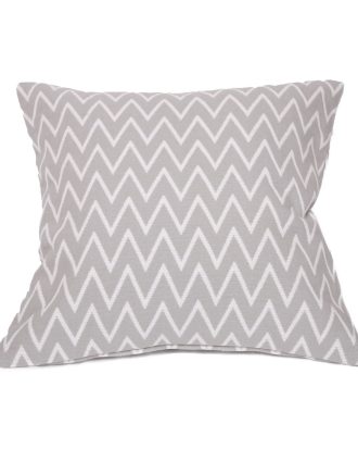 Ørskov Zigzag Kuddfodral 50x50cm Grå/vit - Prydnadskuddar & Fodral Mix