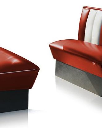 Diner booth - retro soffa 120 cm / st