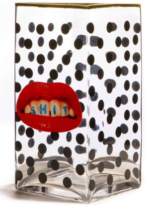 Seletti Shit Vas 15x30 Cm - Vaser Glas Klar