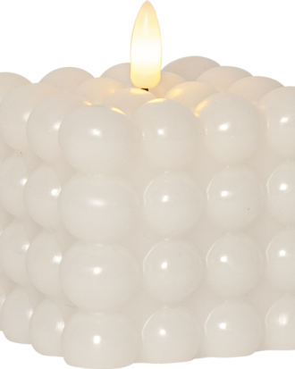 Star Trading Flamme Dot Blockljus Led - Dekorationsbelysning Vax Vit