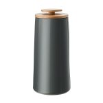 Stelton Emma Kaffebehållare/förvaringsburk 500 g - Förvaringsburkar & lock Bok Mörkgrå