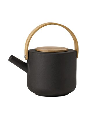 Stelton Theo Tekanna 1,25 L - Tebryggare & Tekannor Stengods Svart