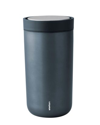 Stelton To Go Click Mugg 0,4 L - Termosmuggar Plast Blue Metallic