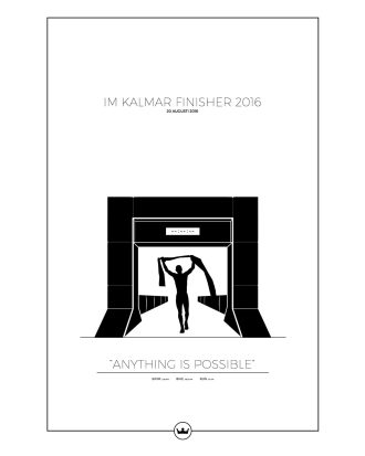 Sverigemotiv Ironman Kalmar Poster 61x91cm - Posters Mix