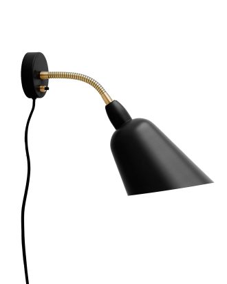 &Tradition Bellevue Aj9 Vägglampa - Vägglampor Mässing Svart