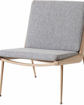 &Tradition Boomerang Hm1 Loungestol Vitoljad Ek / - Fåtöljer Trä Hallingdal 130