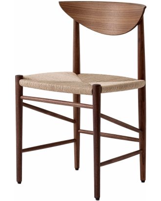 &Tradition Drawn Hm3 Stol Oljad - Stolar Fanér Valnöt