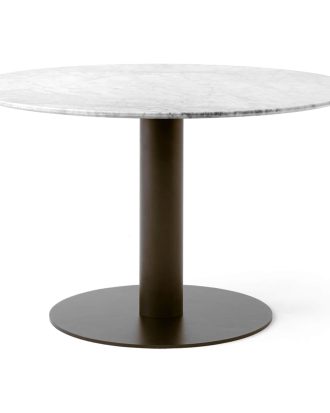 &Tradition In Between Sk19 Bord 120cm Marmor / Bronsad - Matbord & Barbord Marmor Vit