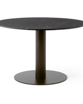 &Tradition In Between Sk19 Bord 120cm Marmor / Bronsad - Matbord & Barbord Marmor Svart