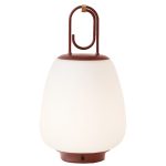 &Tradition Lucca Lampa Portabel Utomhus Sc51 - Utomhusbelysning Mässing Maroon
