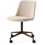 &Tradition Rely Stol Hw24 Swivel Bronsad / Karakorum 003 - Kontorsstolar Återvunnen Polypropen Beige