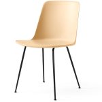 &Tradition Rely Stol Hw6 Svart / - Stolar Återvunnen Polypropen Beige