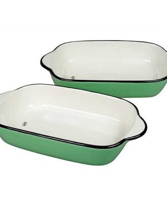 Ugnsformar 2 set Cabanaz - Grön