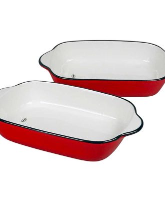 Ugnsformar 2 set Cabanaz - Röd