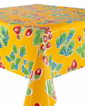 Vaxduk jordgubbar & sommar / meter