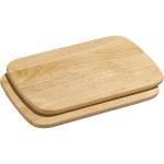 Zassenhaus Skärbräda 2-pack Ljust 28x20 Cm - Skärbrädor Gummi Trä