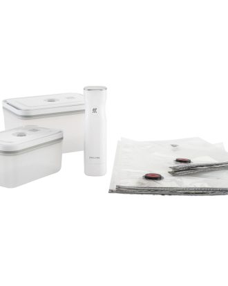 Zwilling Fresh & Save Startkit Med Vakuumpump / Påsar / Behållare I Plast 7 Delar - Tillbehör Matberedare & Assistenter Silikon