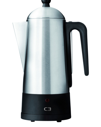 C3 - Perkolator Borstat stål 6kp