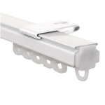 Hasta - Gardinskena U-skena 100 cm - Silver