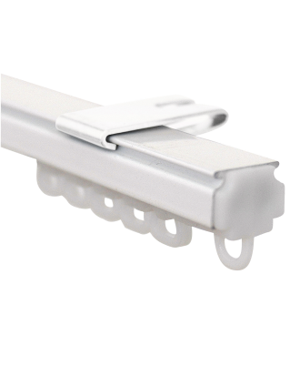 Hasta - Gardinskena U-skena 100 cm - Silver