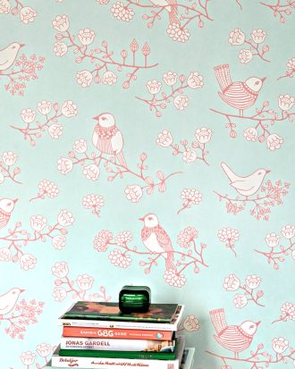 Majvillan - Tapet Sugar tree - Blå