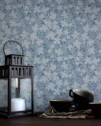 Duro. - Duro Quick Up Tapet Vinbärsblad - Blå