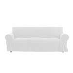 Ellos - Överdrag Odessa i bomullschambray till 2-sitssoffa - Vit