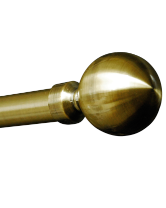 Hasta - Gardinstångset Comet 26/28 - Mässing